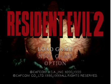 Resident Evil 2 (Europe) (En,Fr) screen shot title